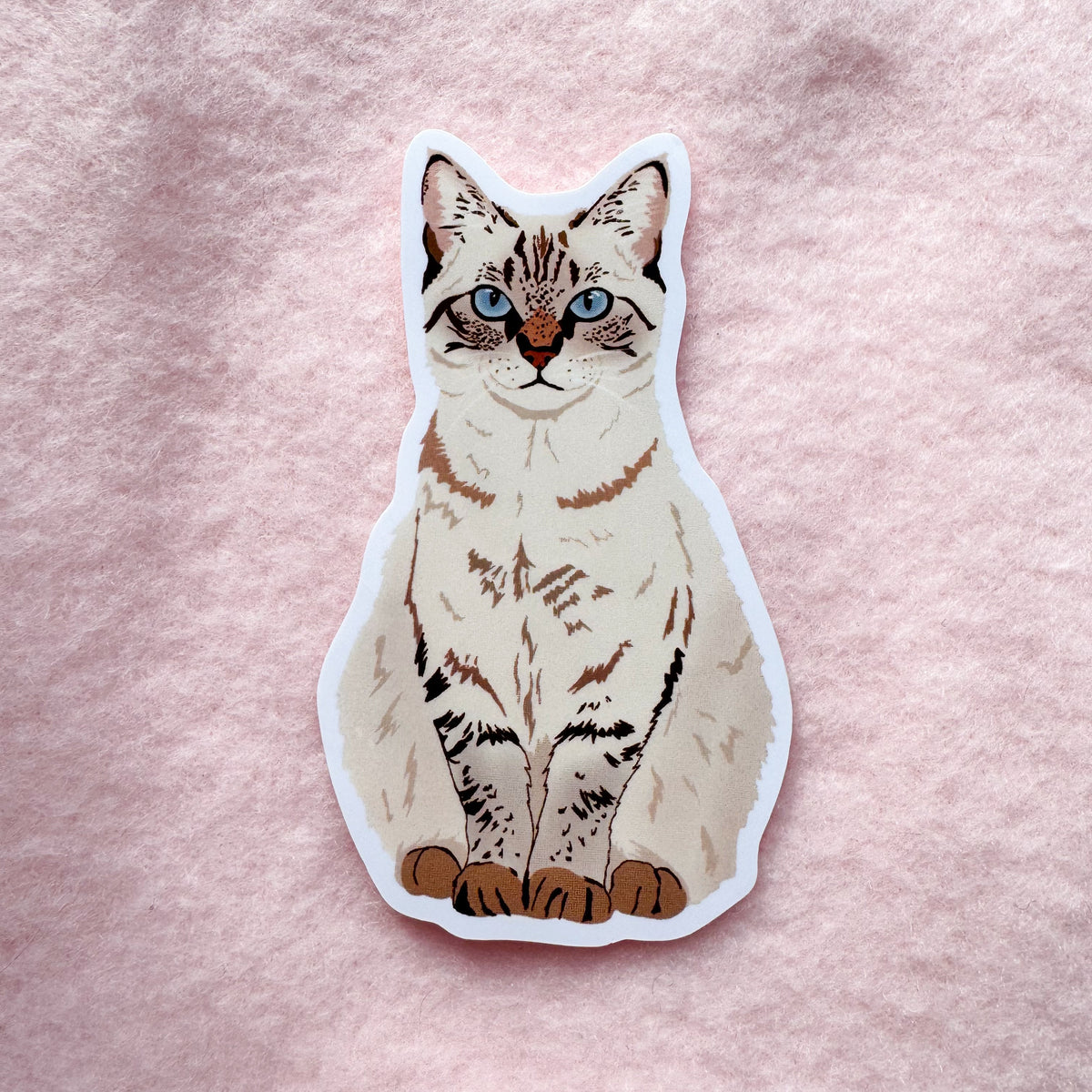 Lynx Point Siamese Sticker