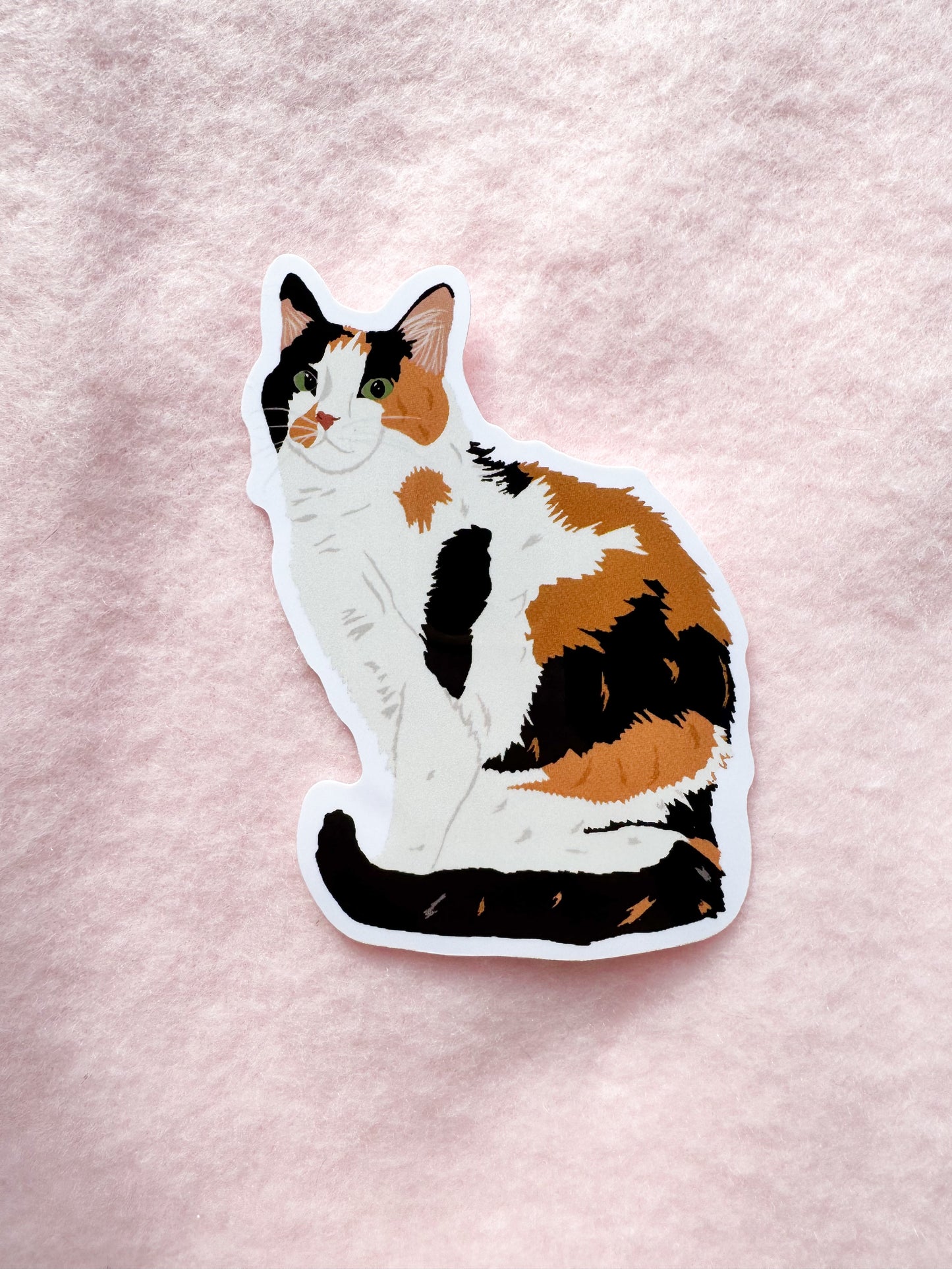 Calico Cat Sticker