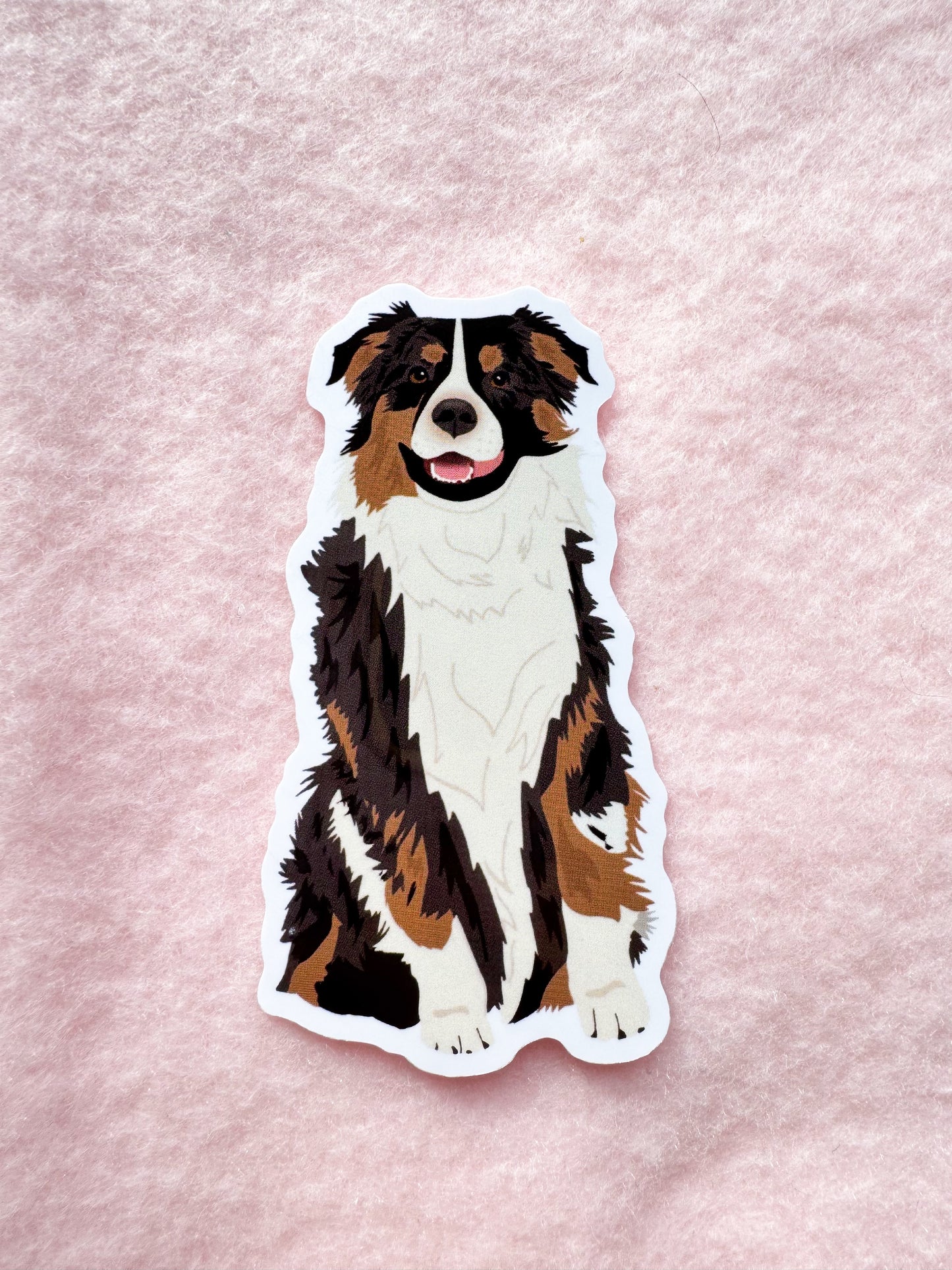 Australian Shepherd (black tri) Sticker