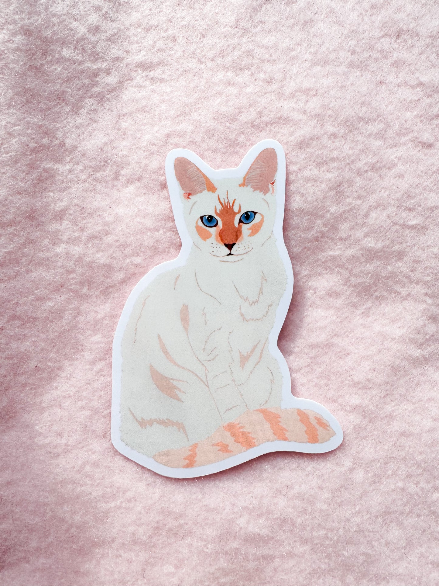 Flame Point Siamese Sticker