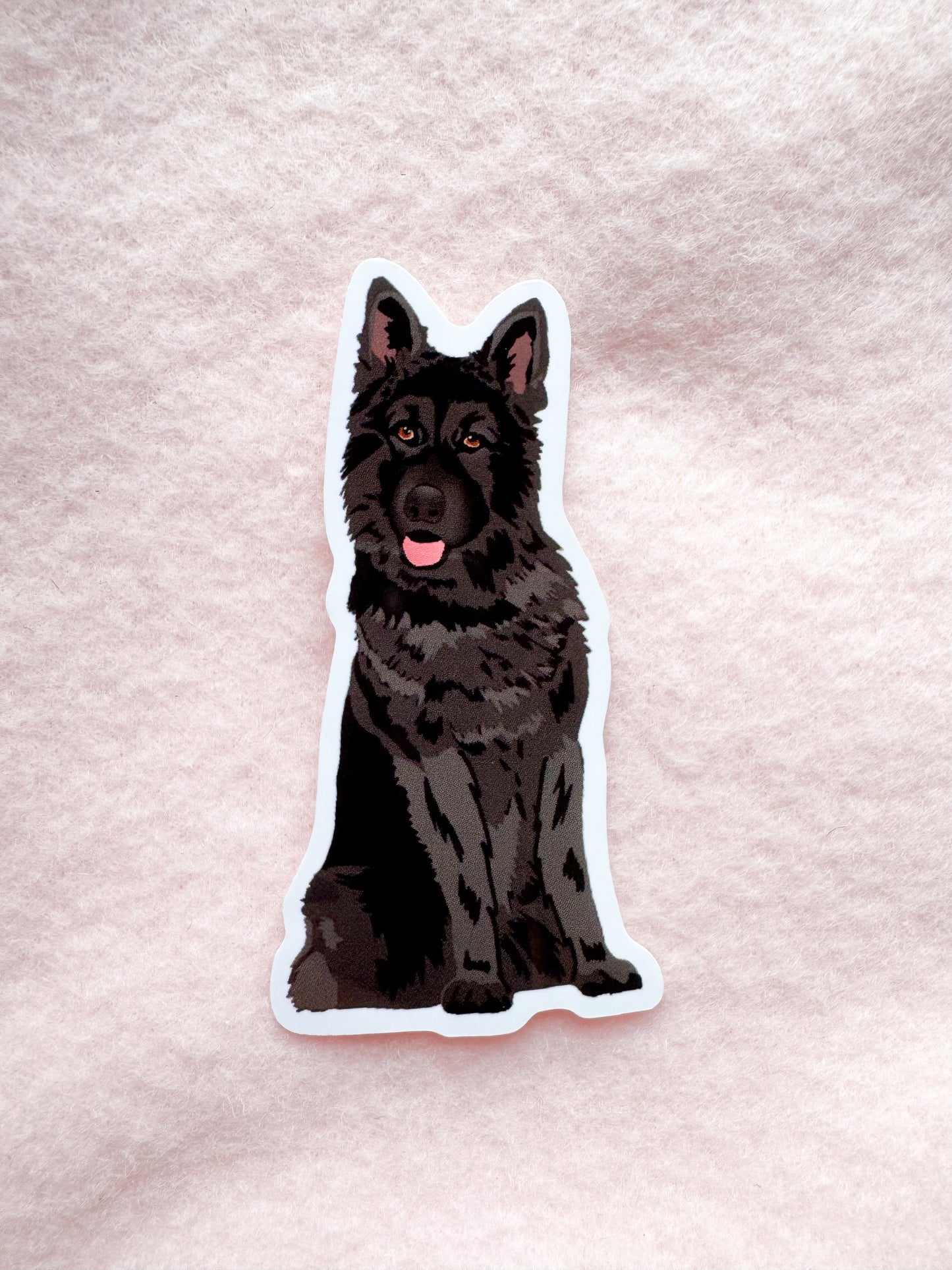 German Shepherd (black) Sticker