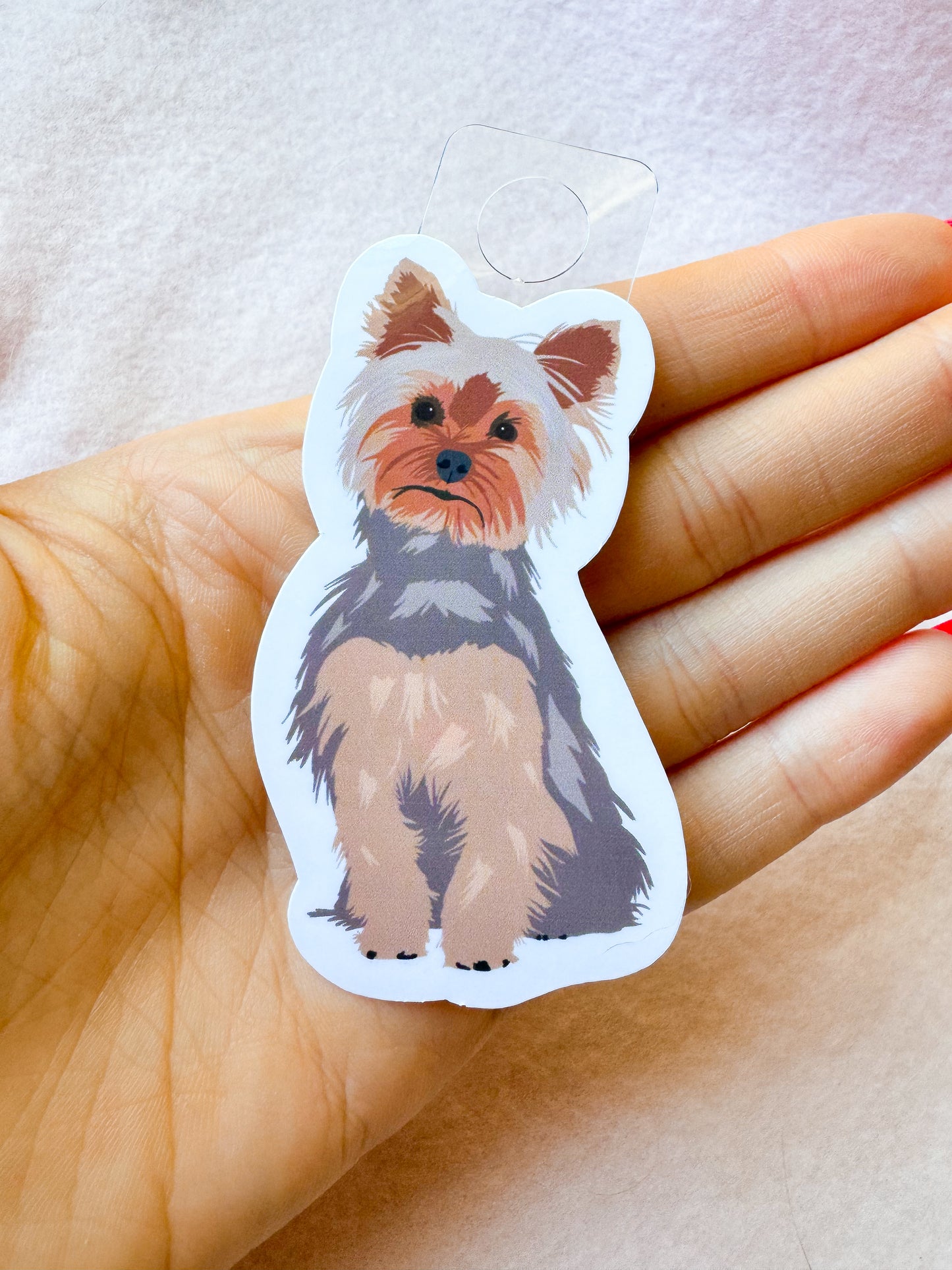 Yorkshire Terrier (blue & tan yorkie) Sticker