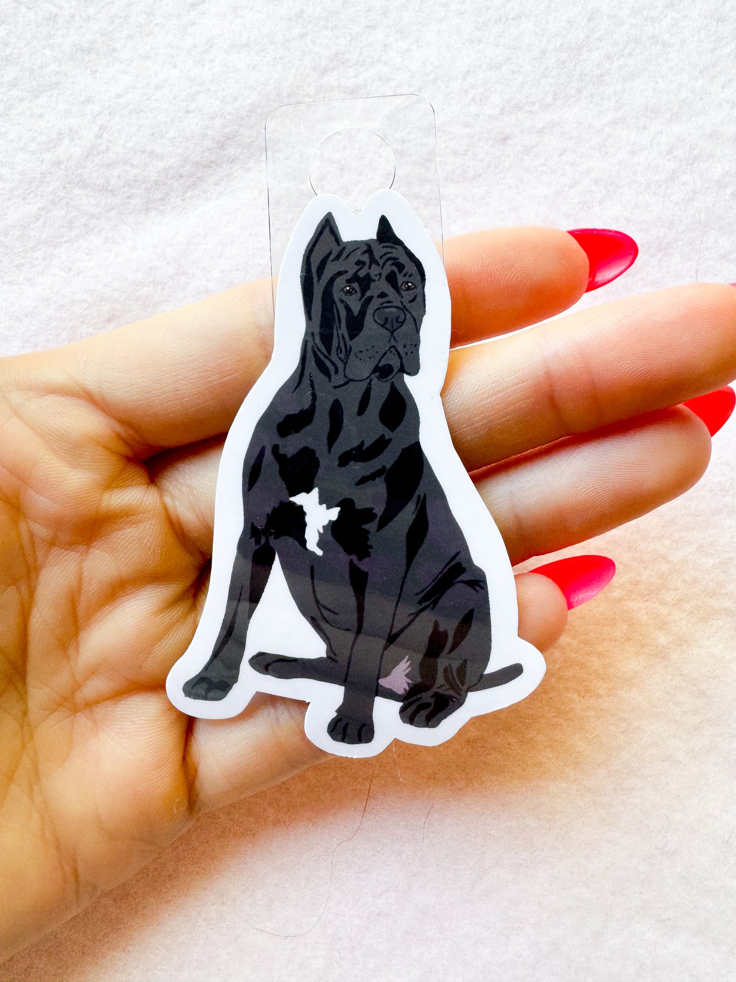 Cane Corso (cropped ears), Italian Mastiff Sticker