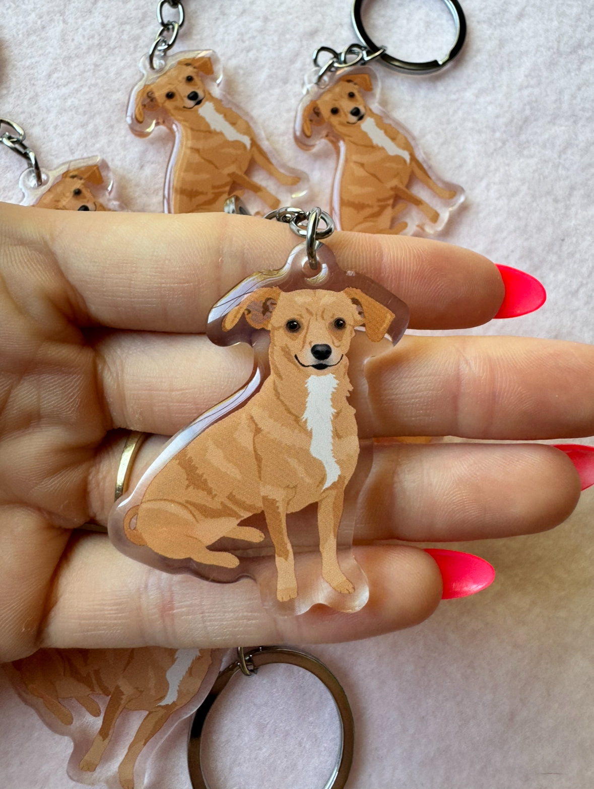 Chiweenie Keychain