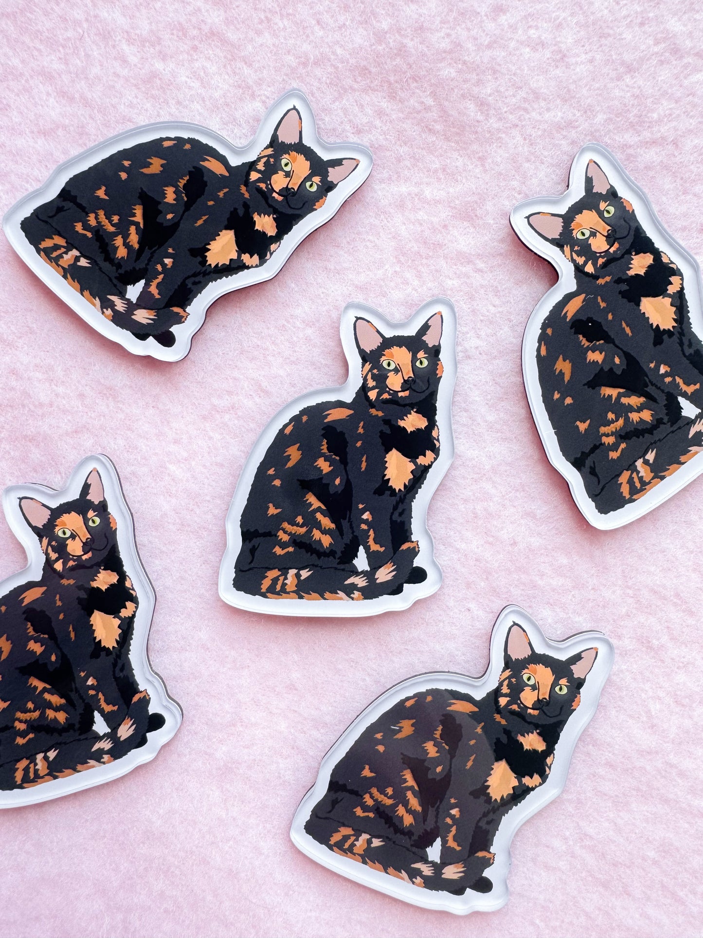 Tortoiseshell Cat Magnet