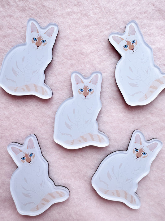 Flame Point Siamese Magnet
