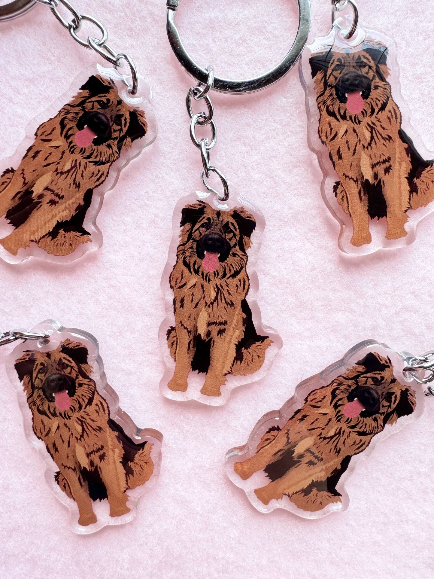 Leonberger Keychain