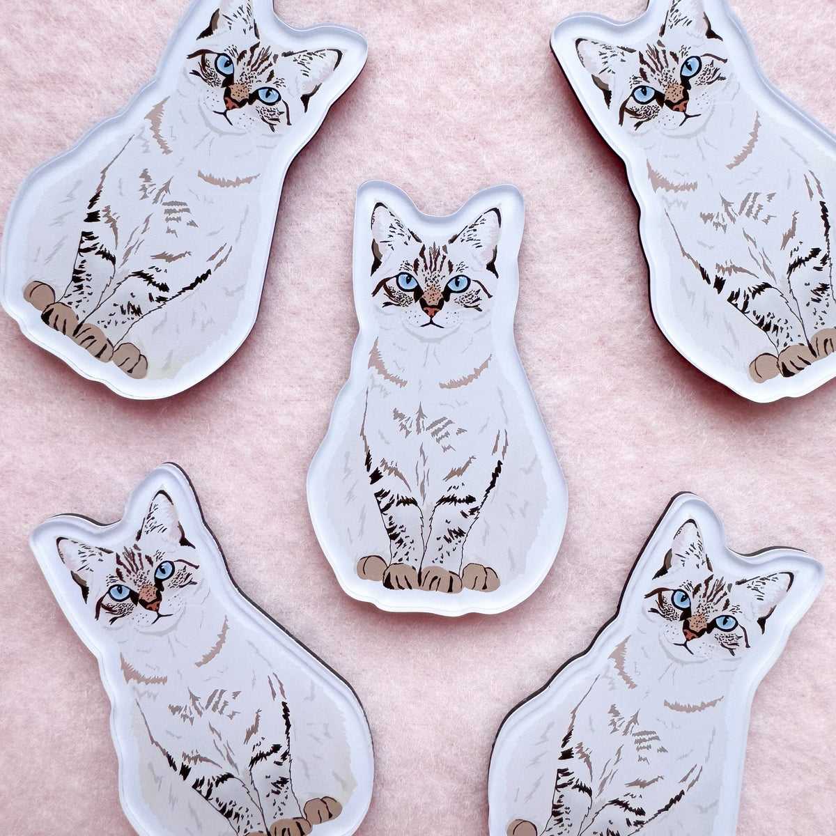 Lynx Point Siamese Magnet