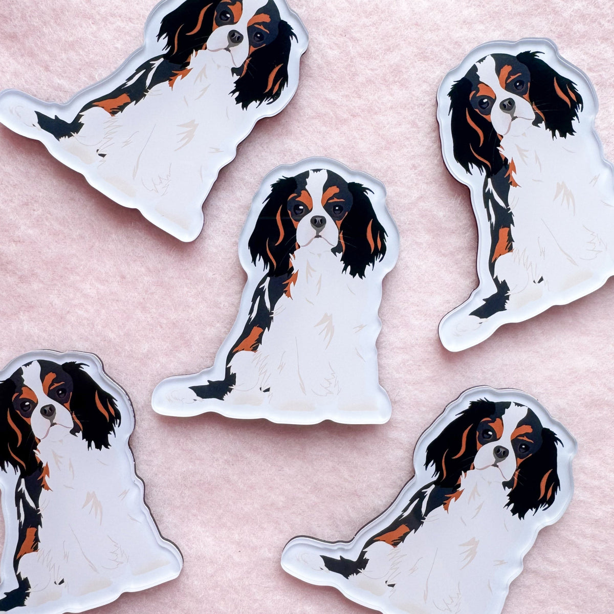 Cavalier King Charles Spaniel (tri-color) Magnet