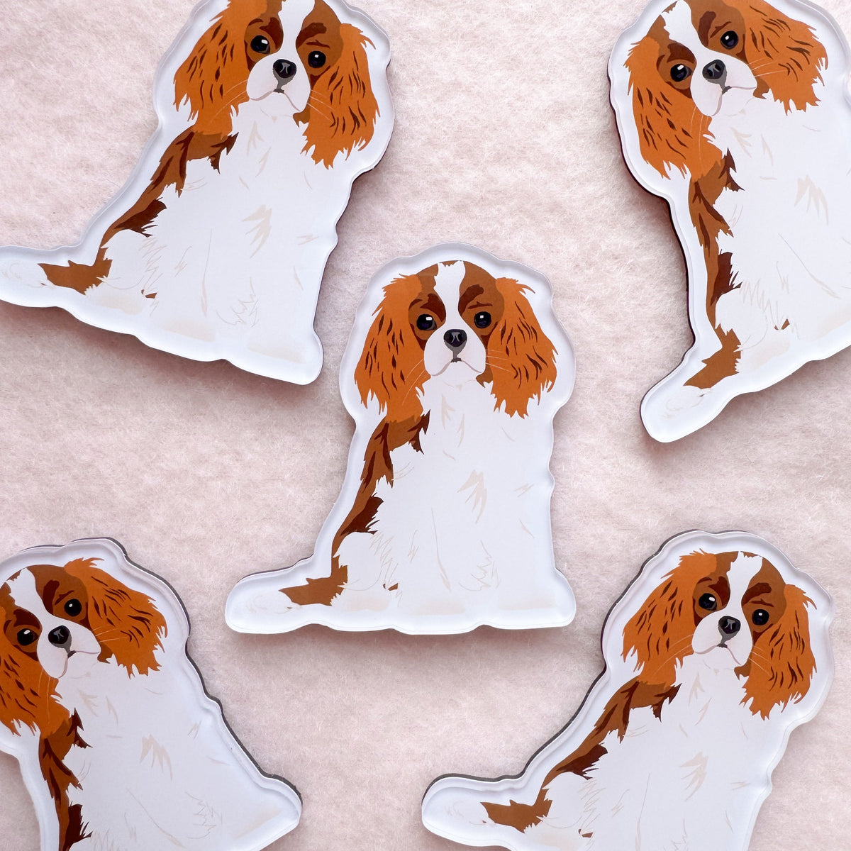 Cavalier King Charles Spaniel (red and white) Magnet