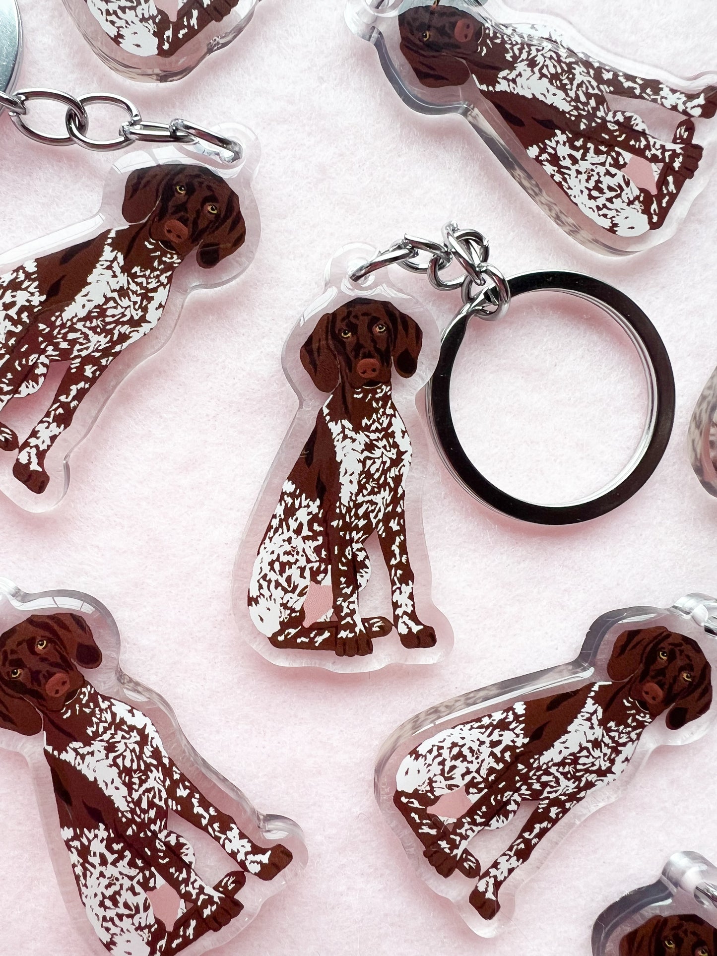 German Shorthaired Pointer Keychain