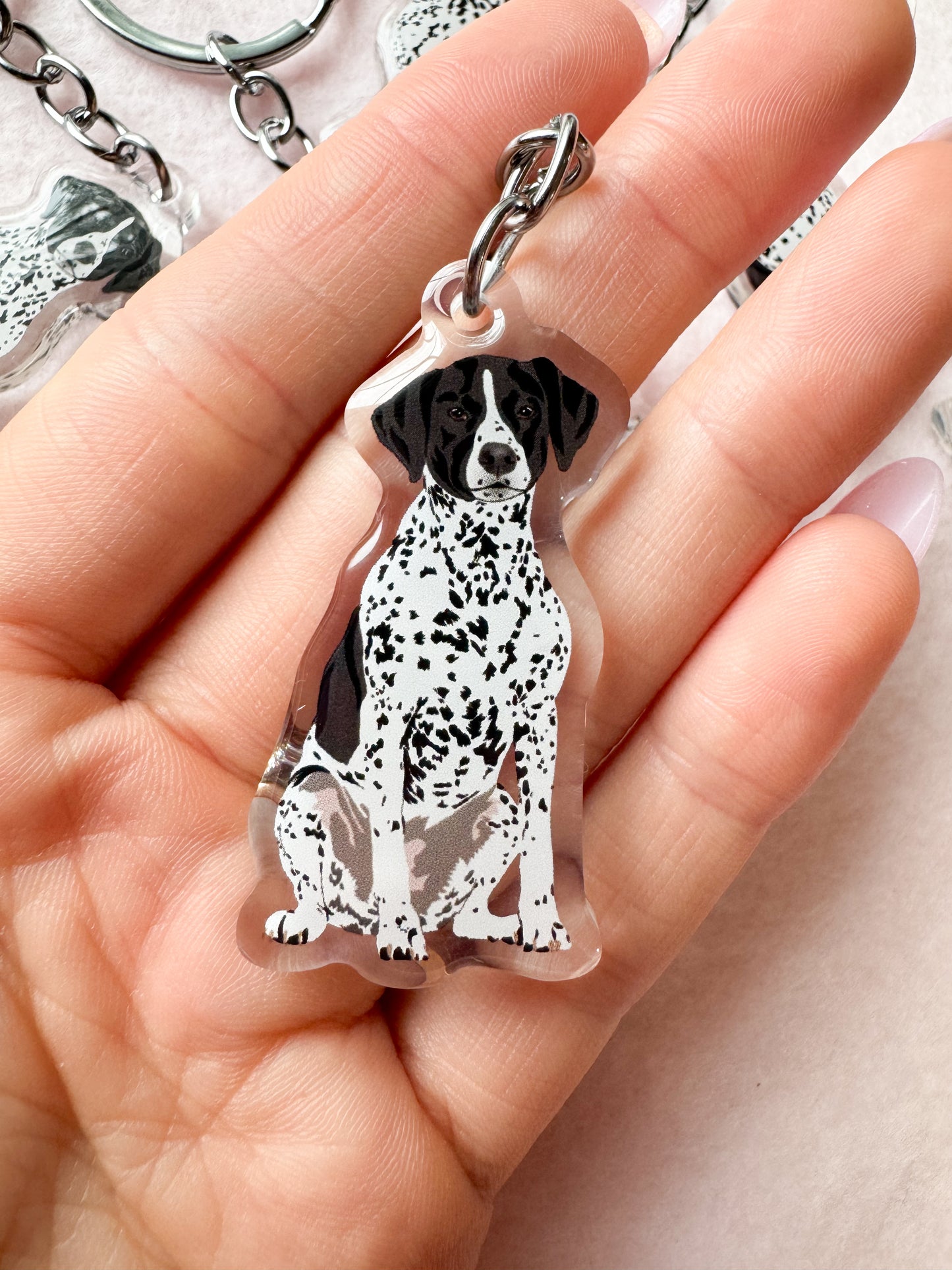 English Pointer Keychain