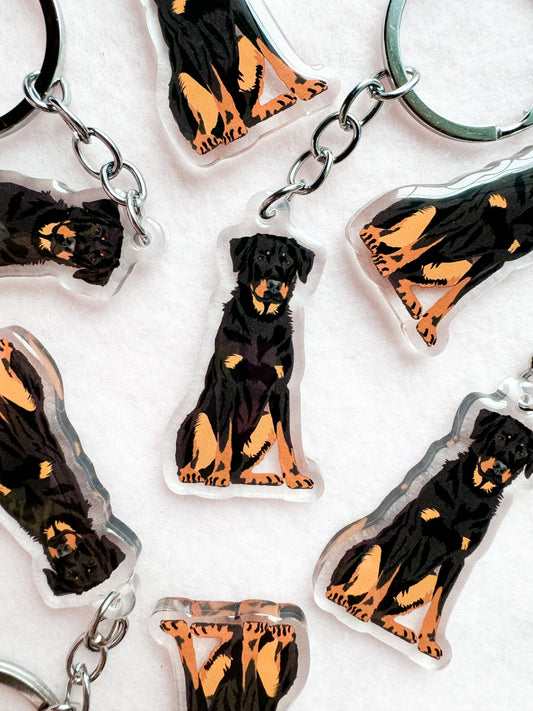 Beauceron Keychain