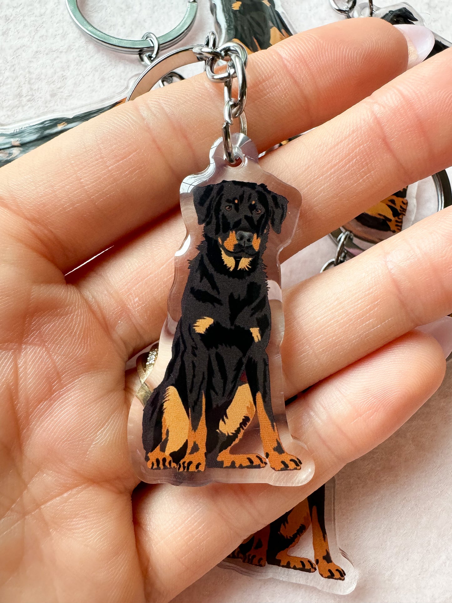 Beauceron Keychain