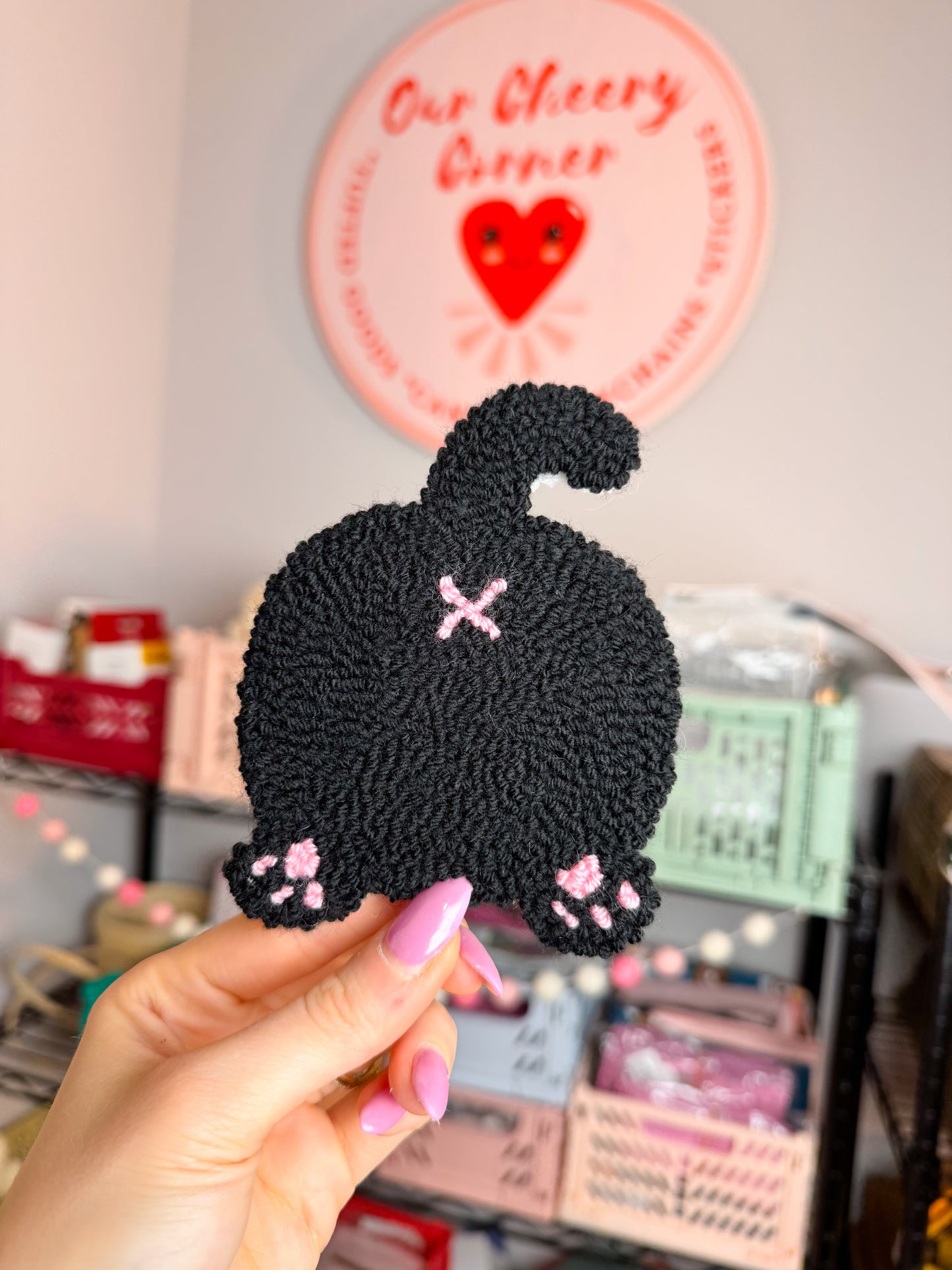 Cat Butt Coaster