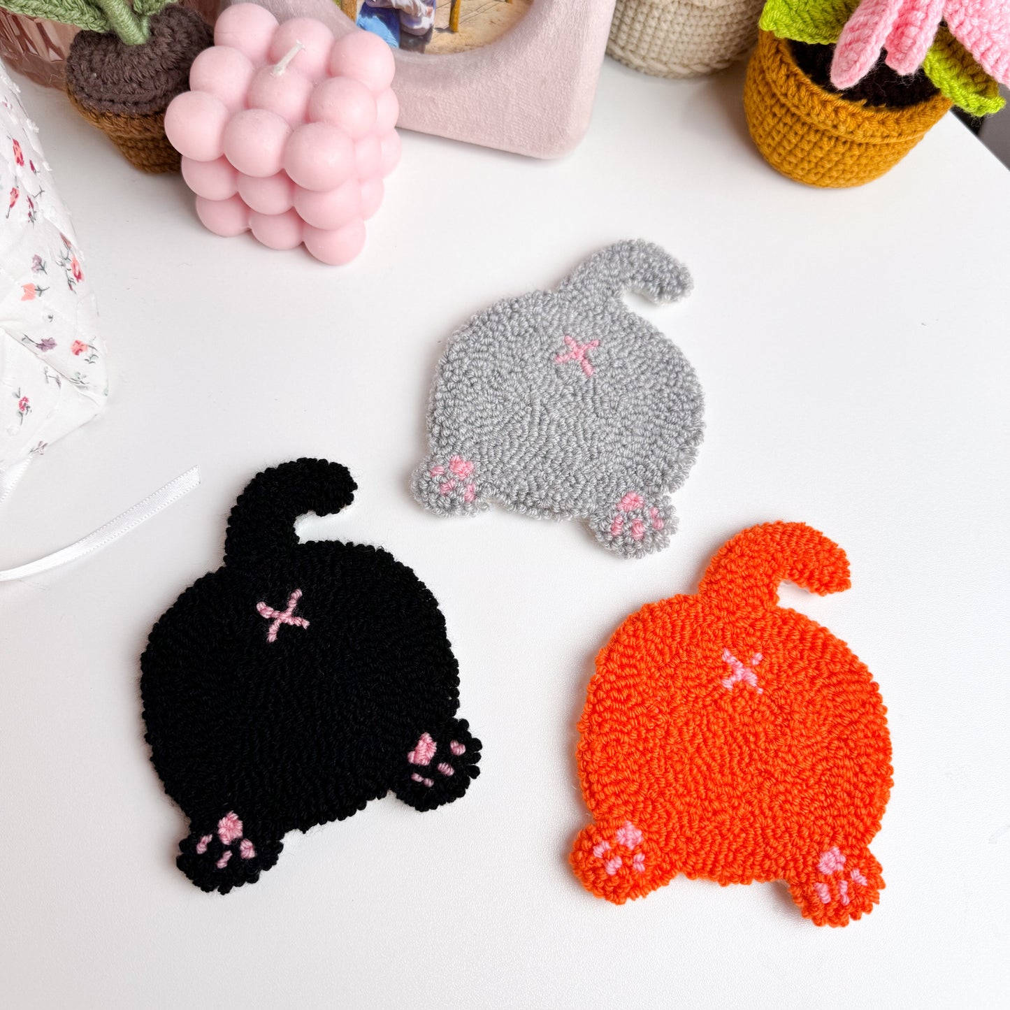 Cat Butt Coaster