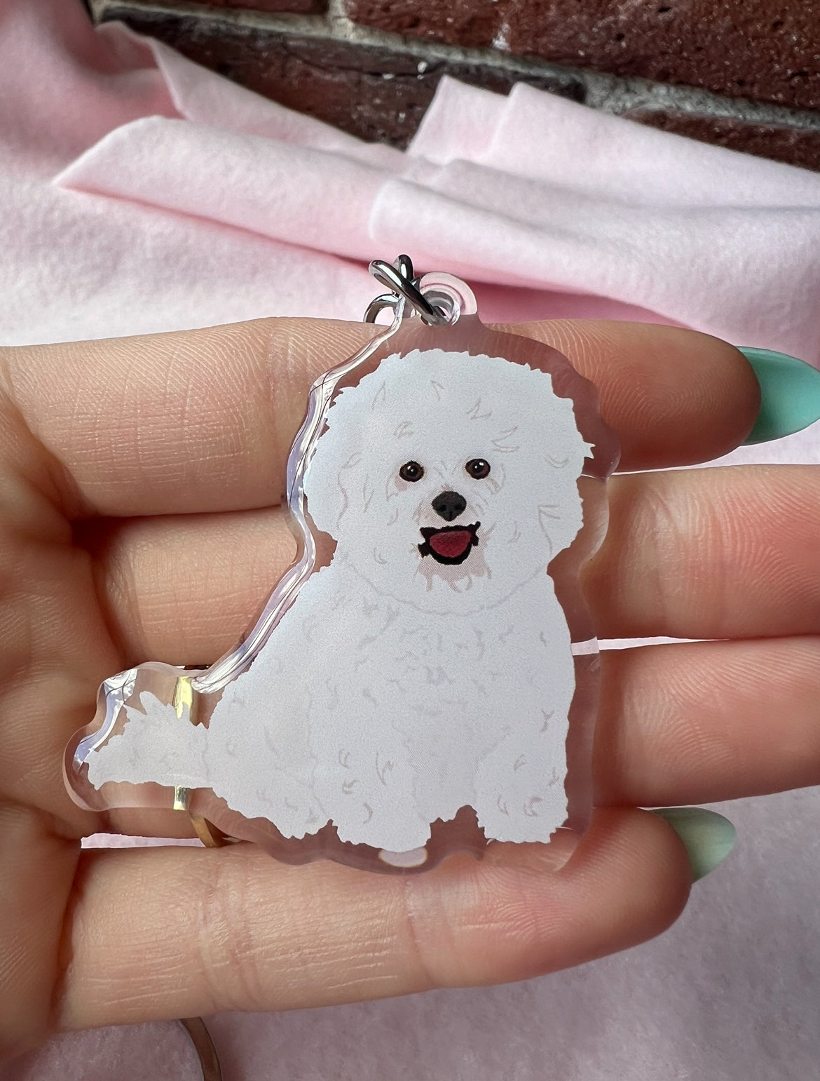 Bichon Frisé Keychain