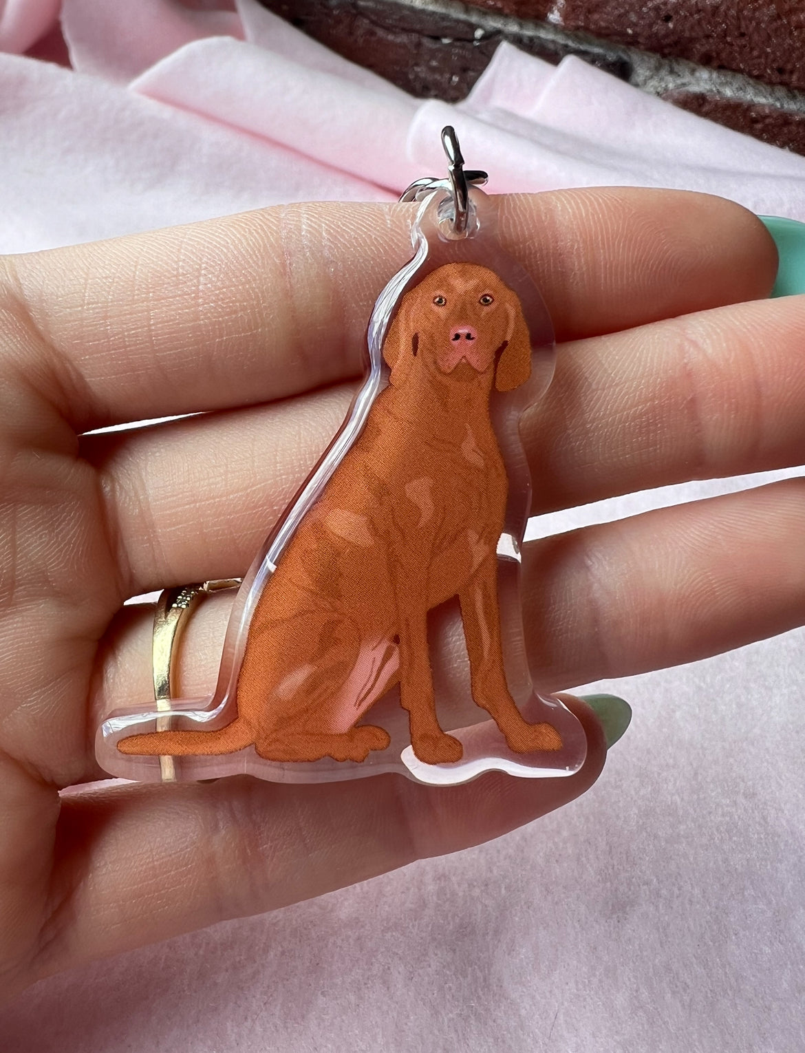 Vizsla Keychain