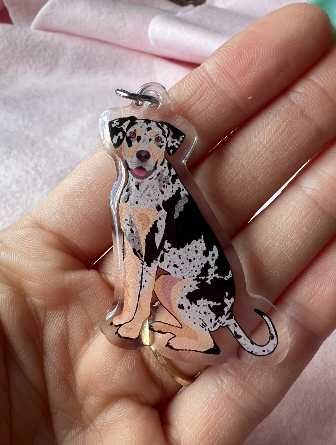 Catahoula Leopard Keychain