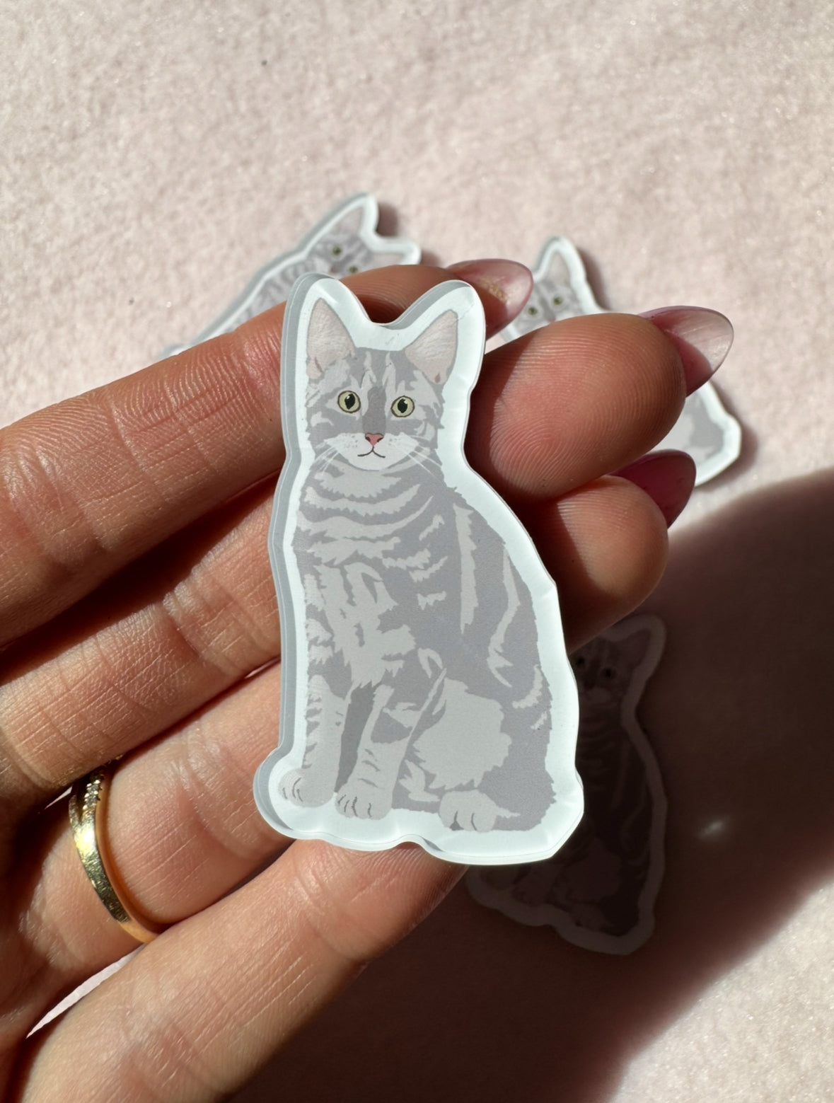Tabby (gray) Magnet