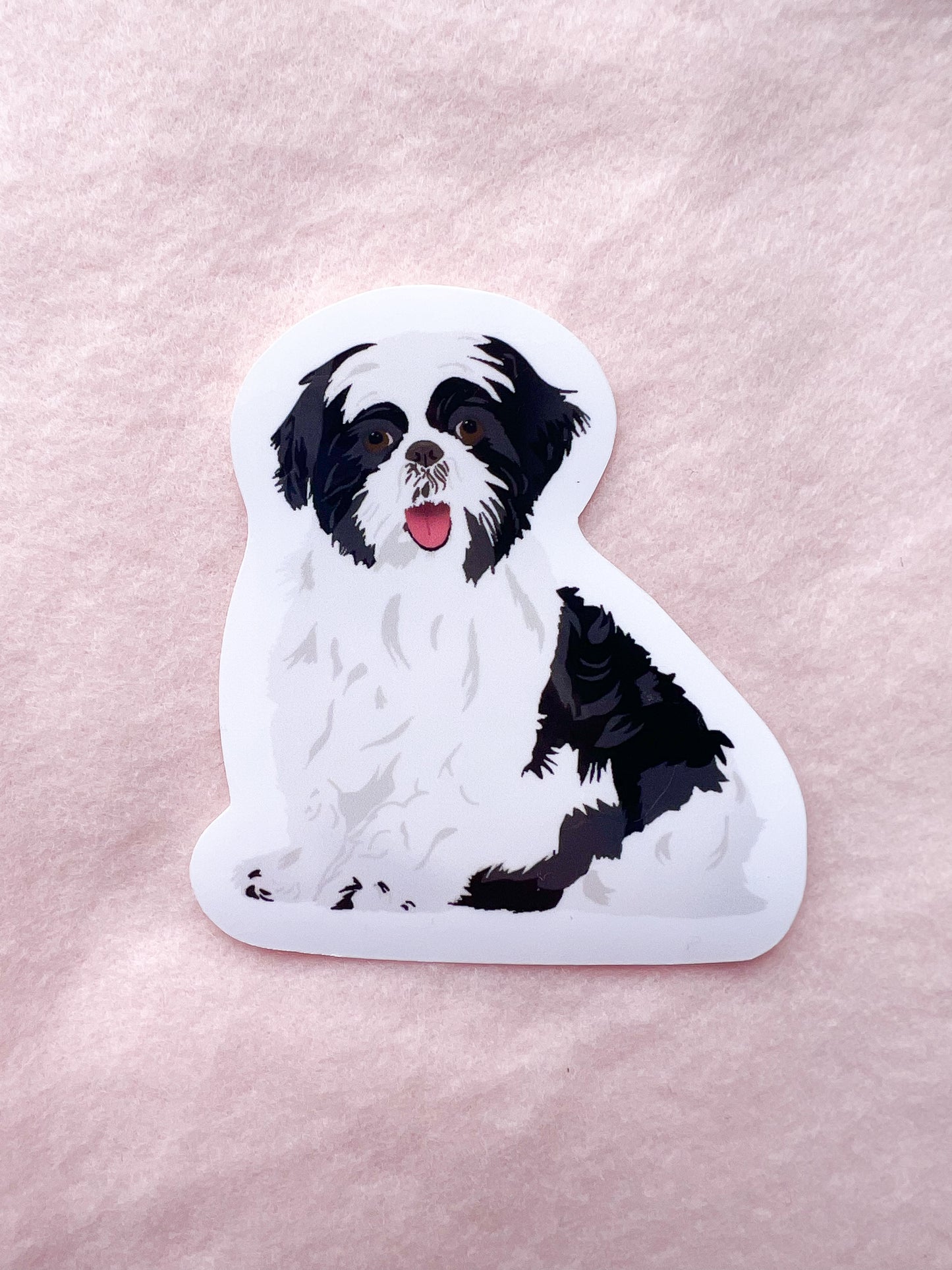 Shih Tzu (Black) Sticker