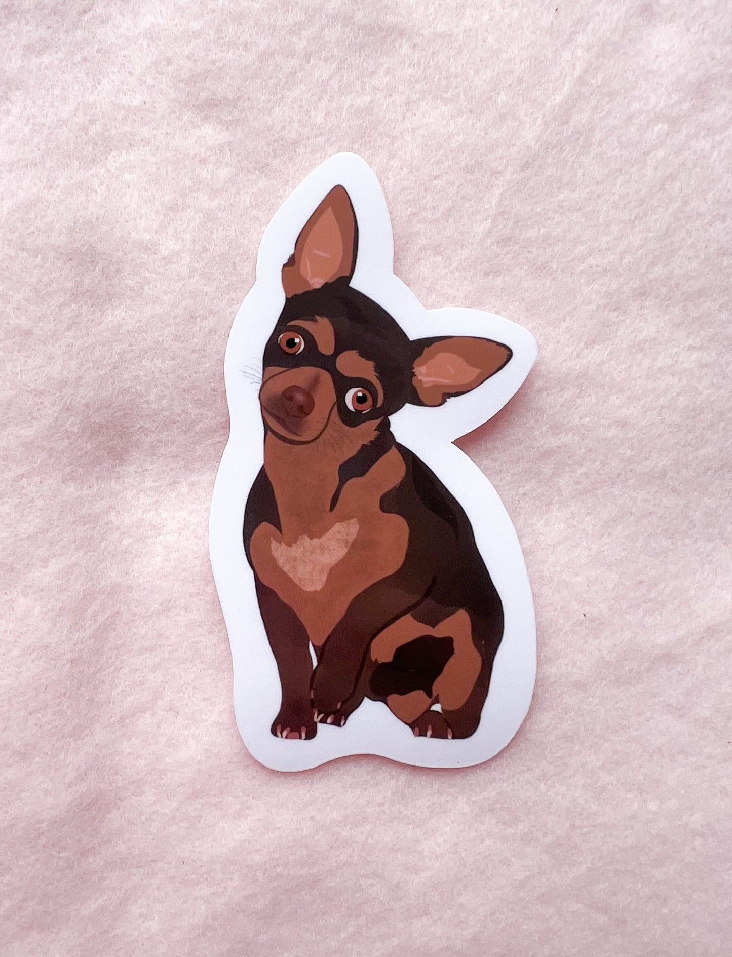 Chihuahua (Brown) Sticker