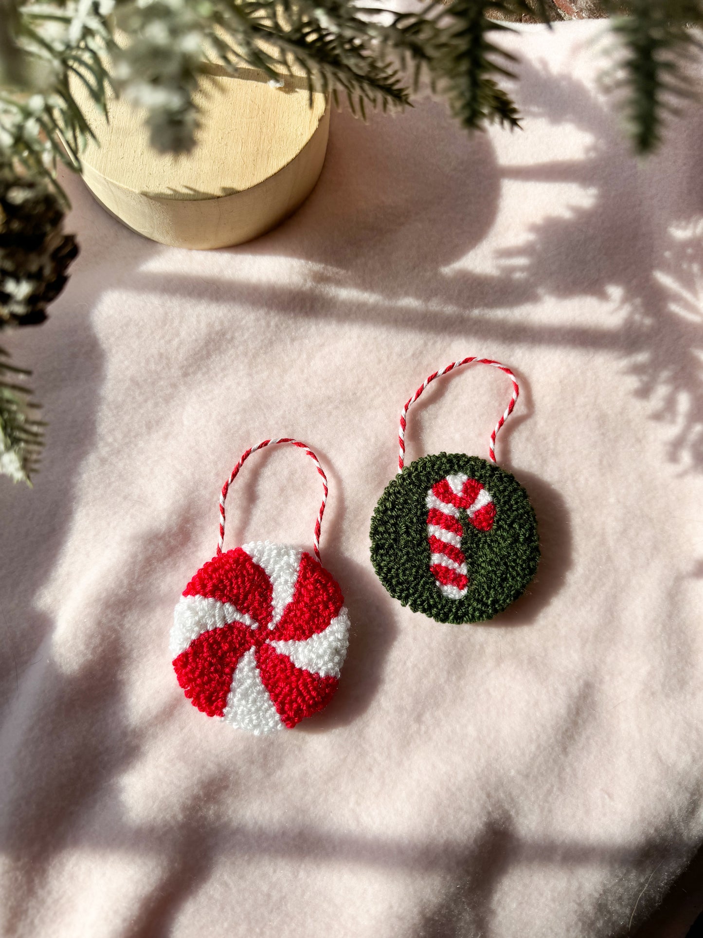 Ornament/Car Coasters Punch Needle Kit