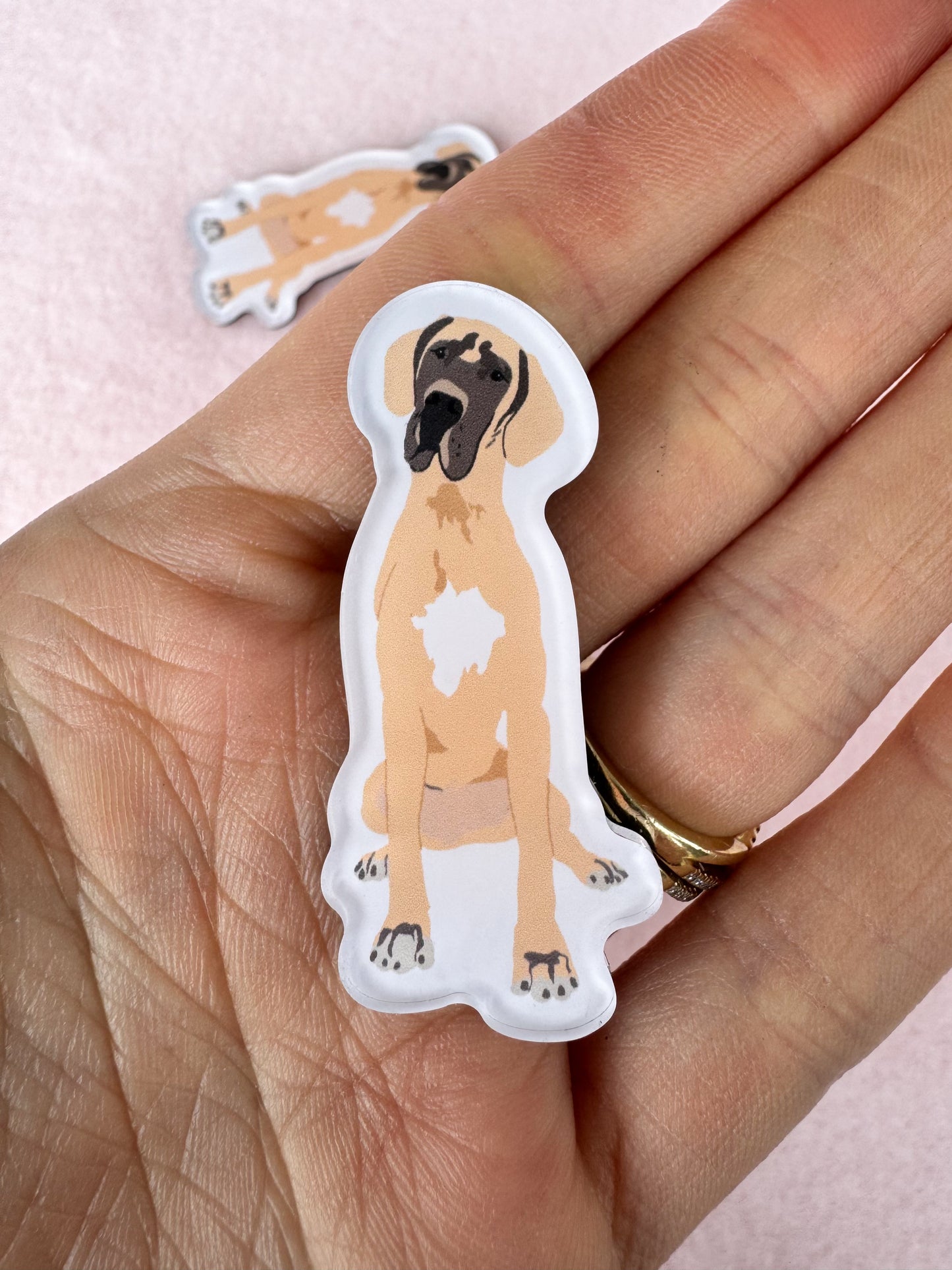 Great Dane (tan) Magnet