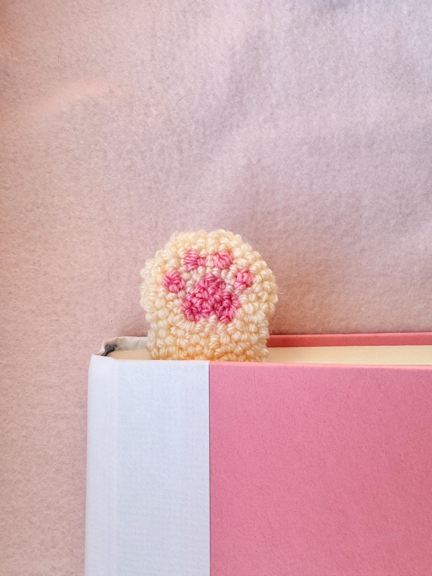 Punch Needle Paw Bookmark