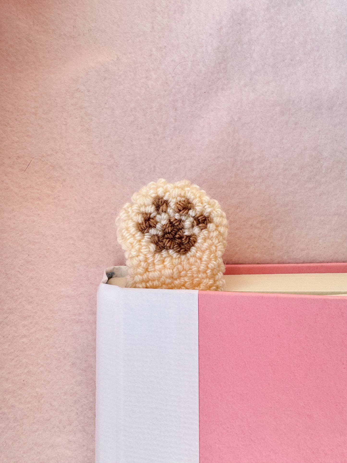 Punch Needle Paw Bookmark