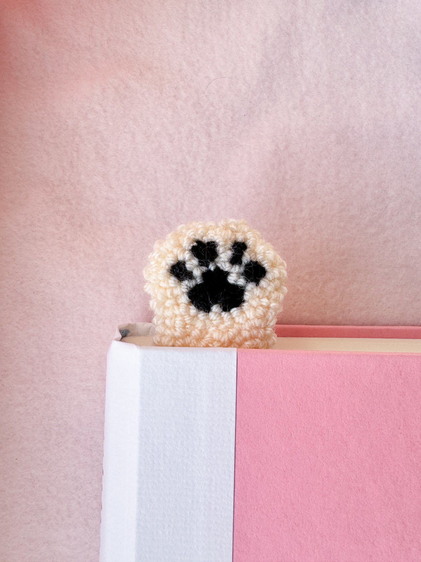 Punch Needle Paw Bookmark
