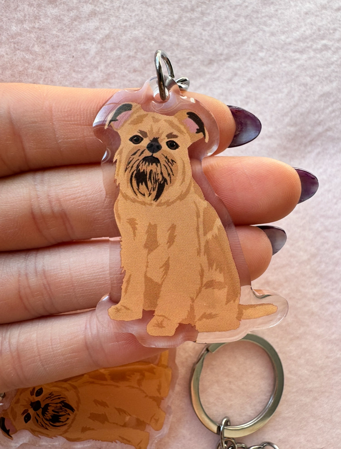 Brussels Griffon Keychain