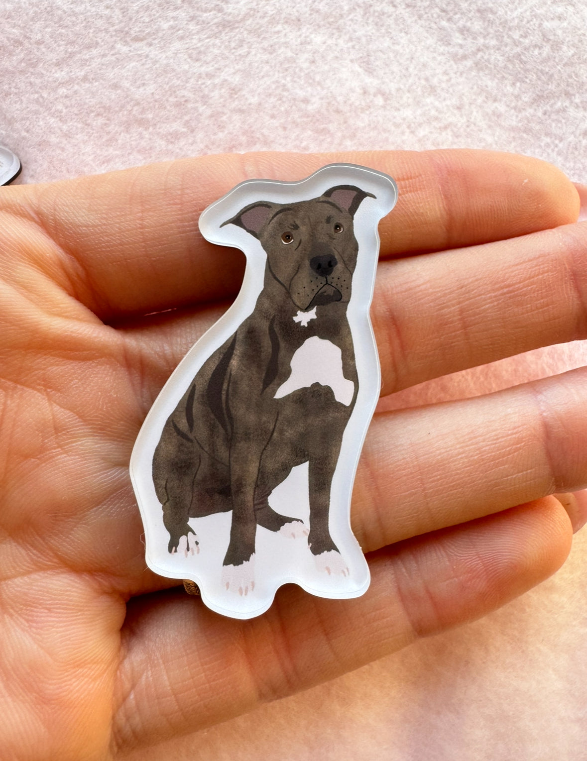 Pit Bull (brindle) Magnet