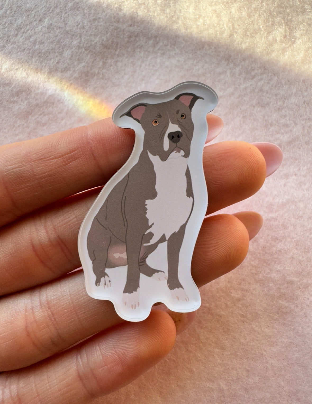 Pit Bull (gray) Magnet