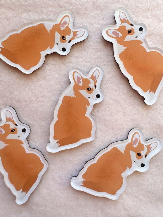 Corgi (red) Magnet