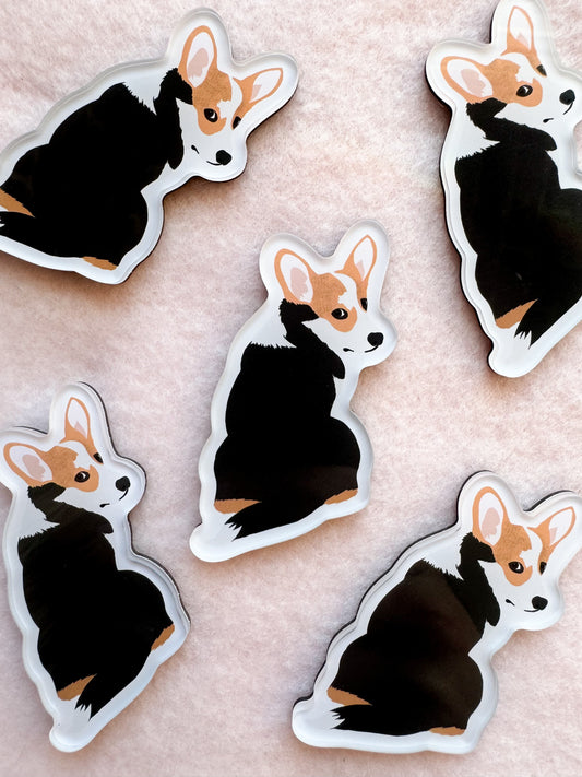 Corgi (tri-color) Magnet