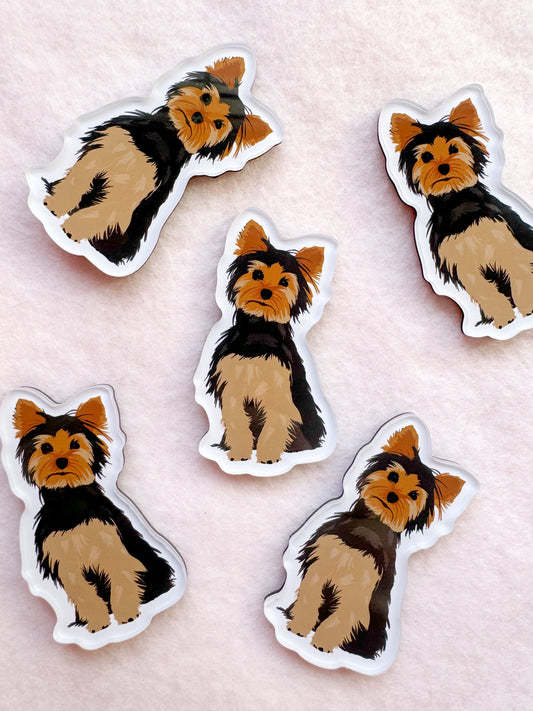 Yorkshire Terrier (black & tan yorkie) Magnet