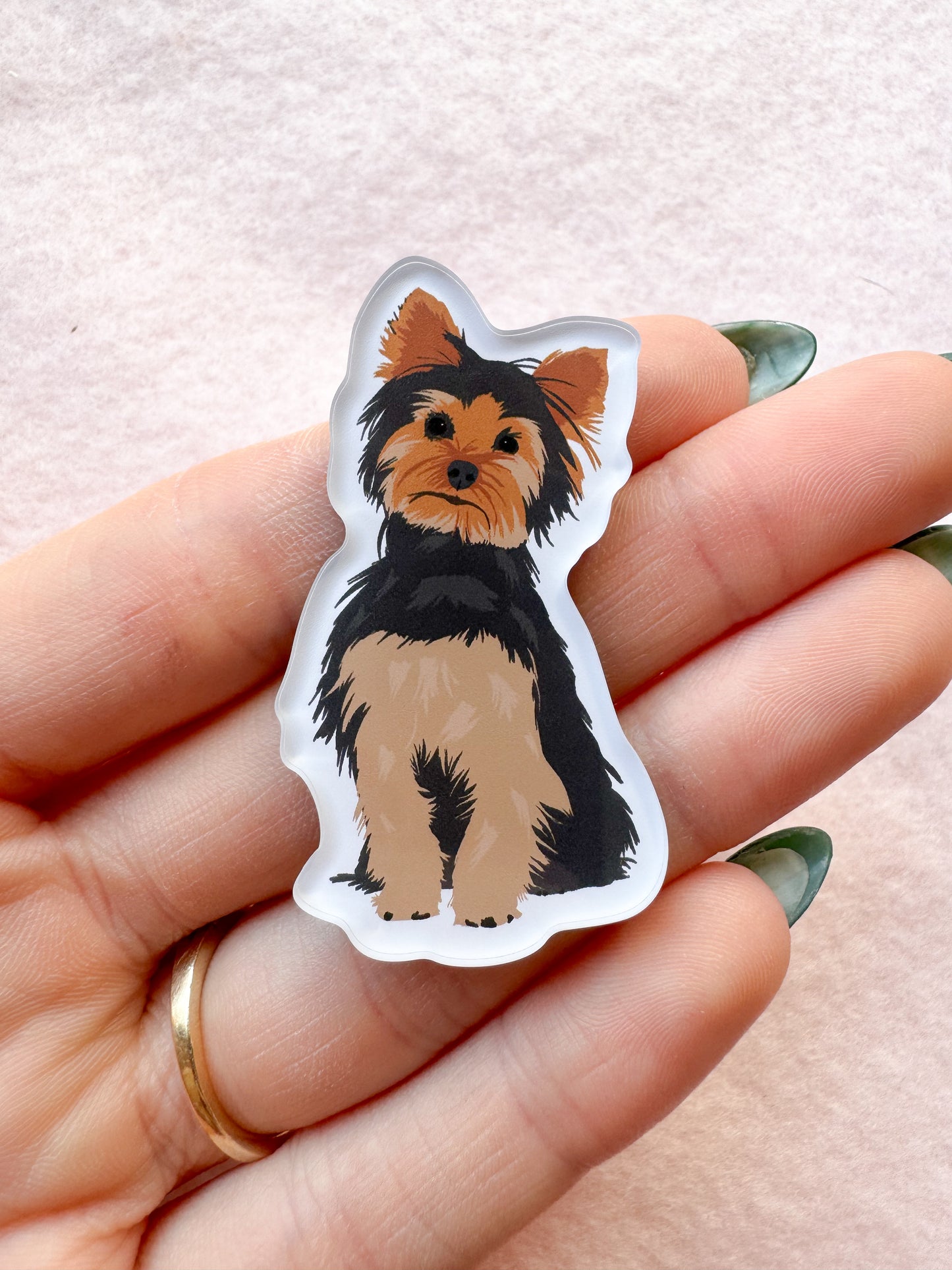Yorkshire Terrier (black & tan yorkie) Magnet