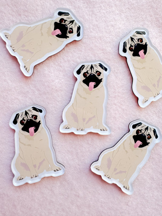 Pug (fawn) Magnet