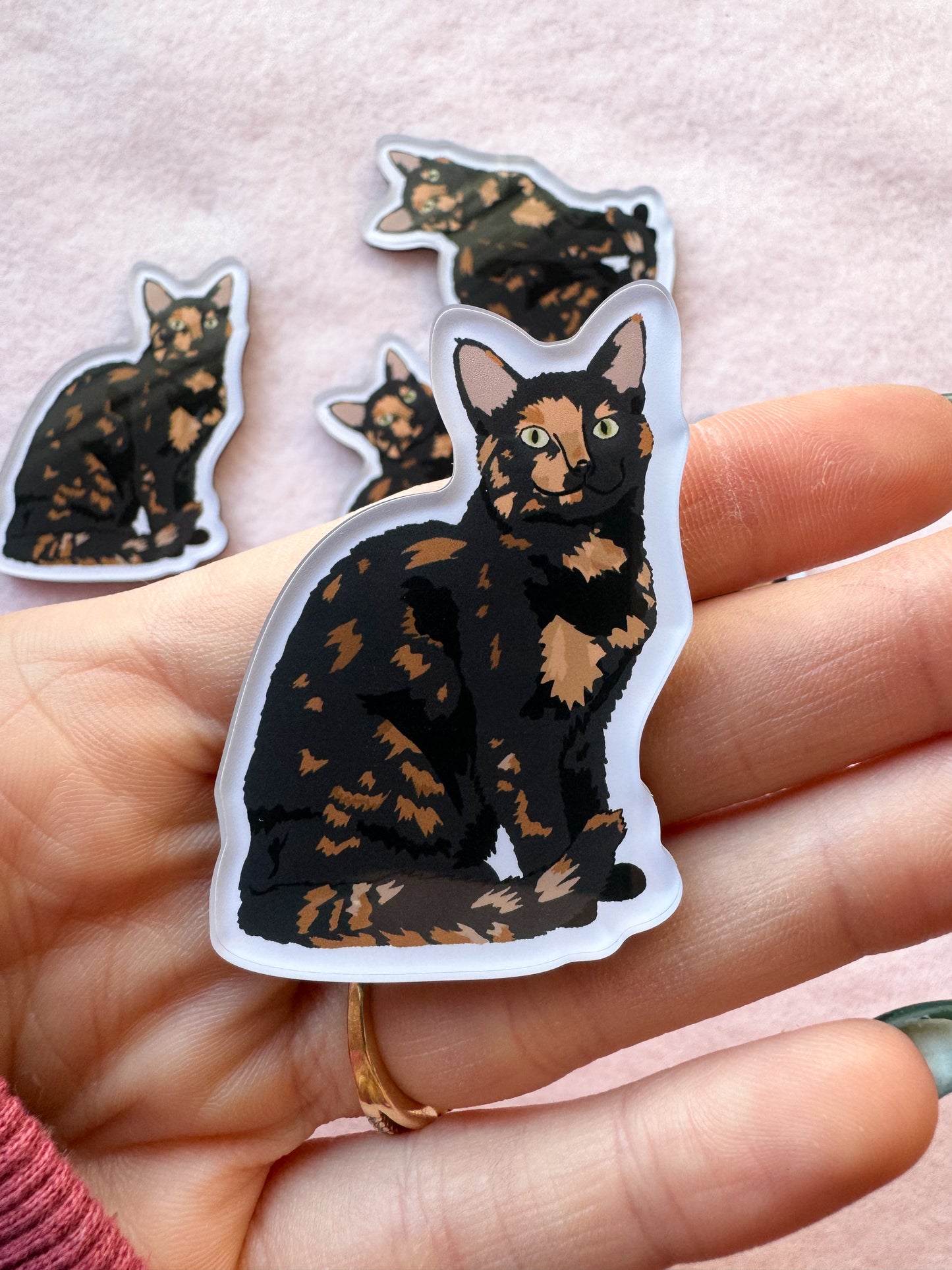 Tortoiseshell Cat Magnet