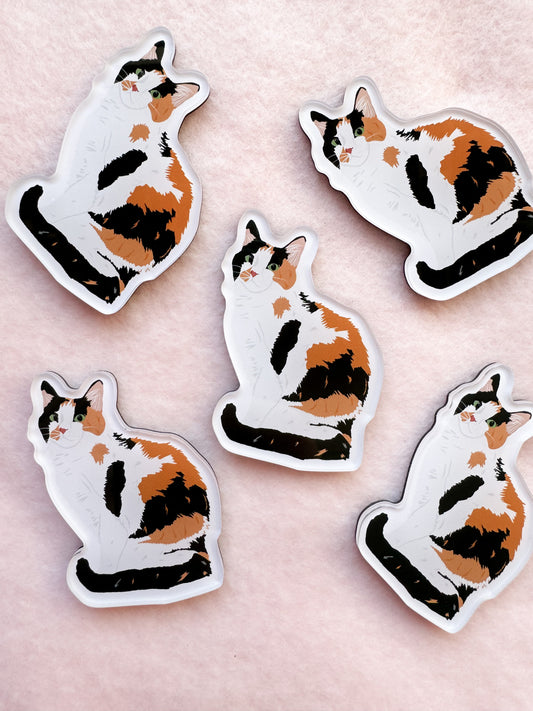 Calico Cat Magnet