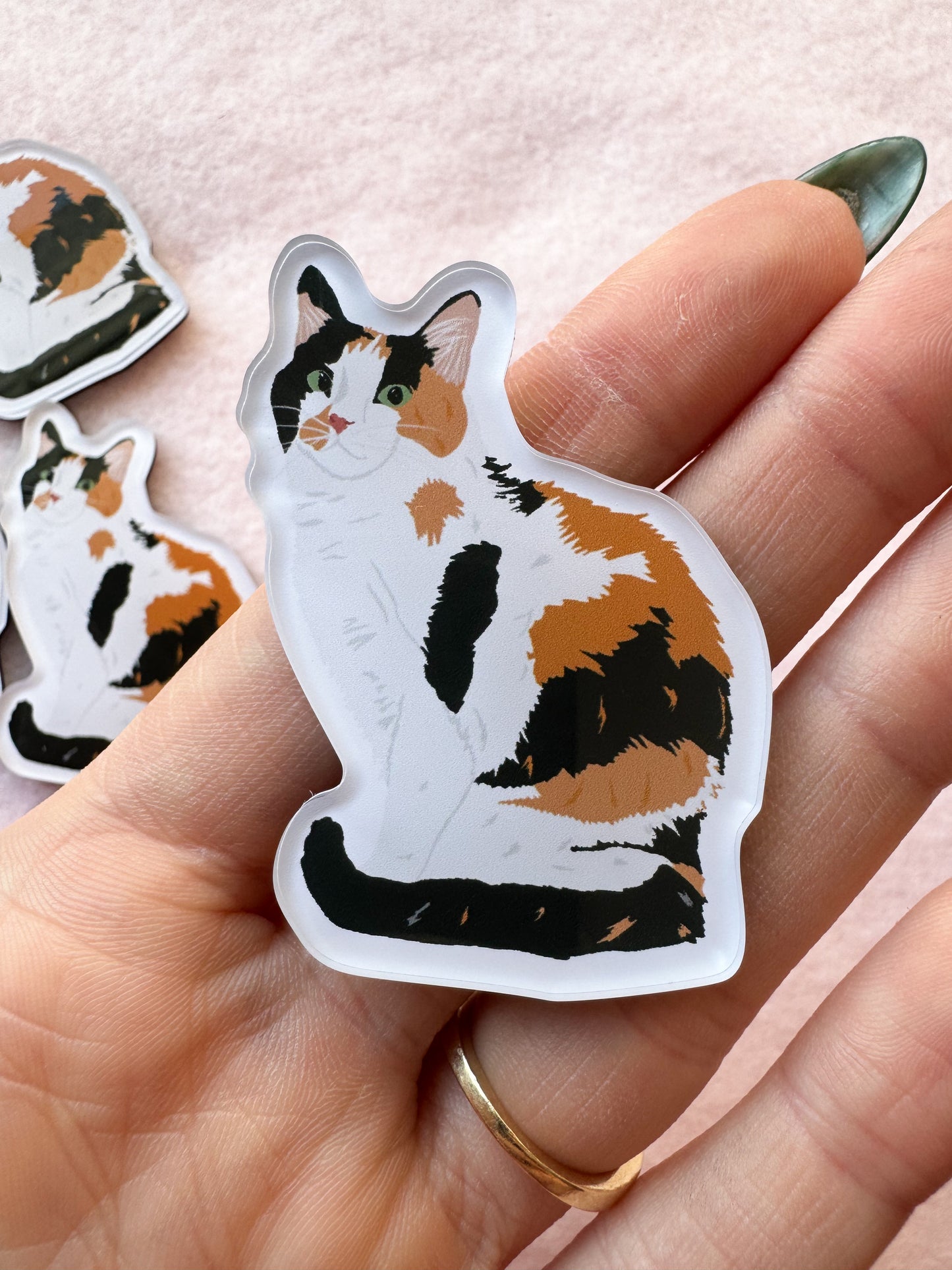 Calico Cat Magnet