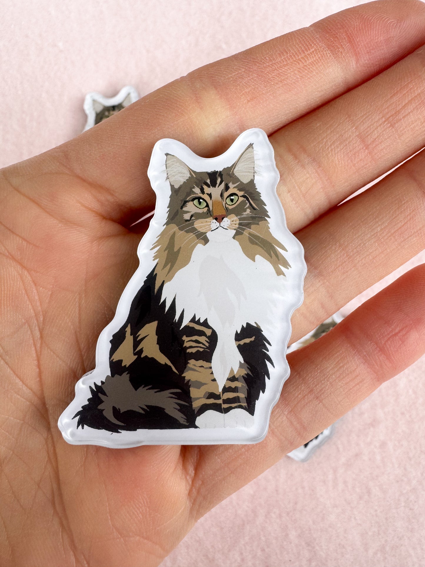 Norwegian Forest Cat Magnet