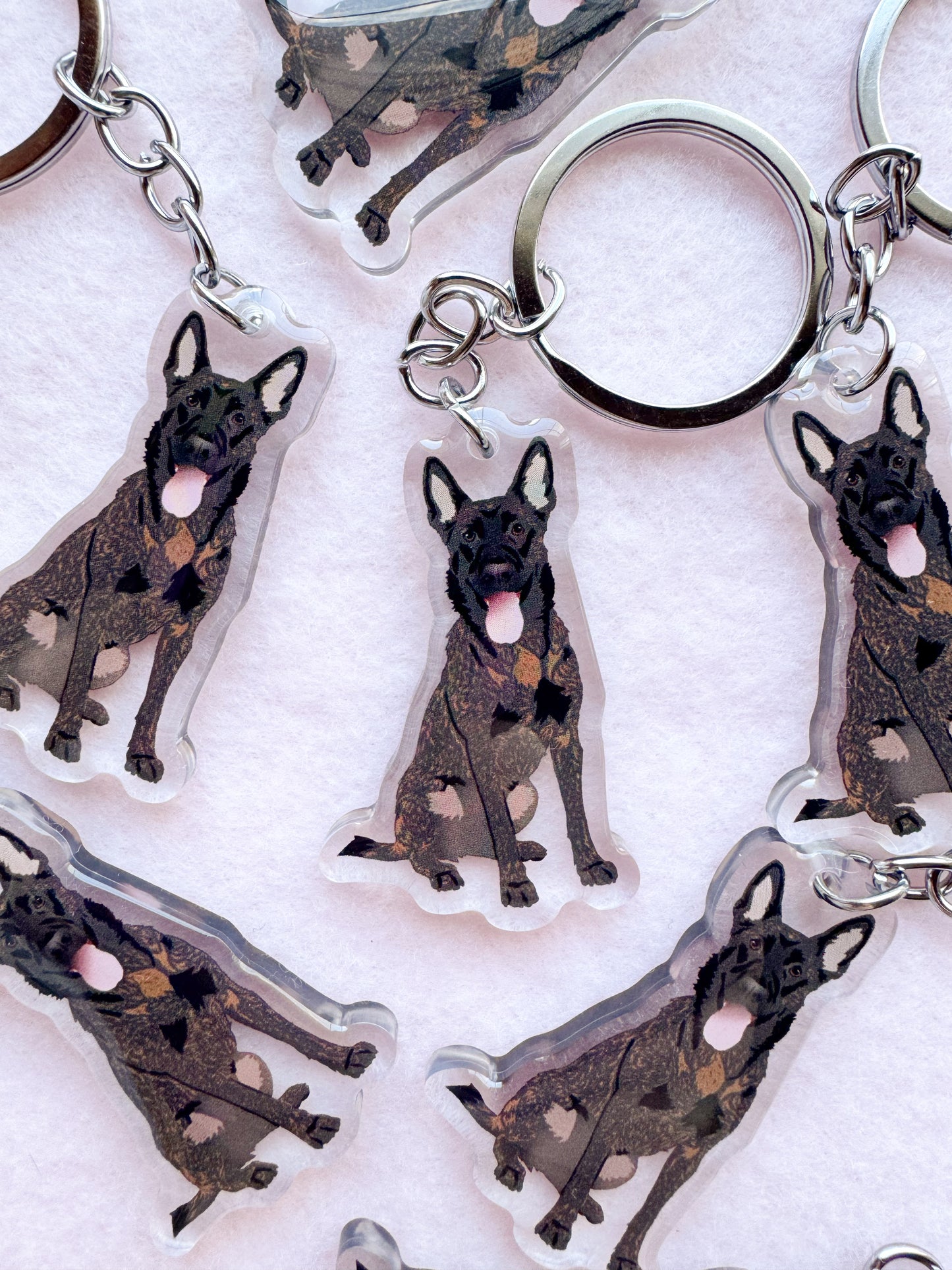 Dutch Shepherd Keychain