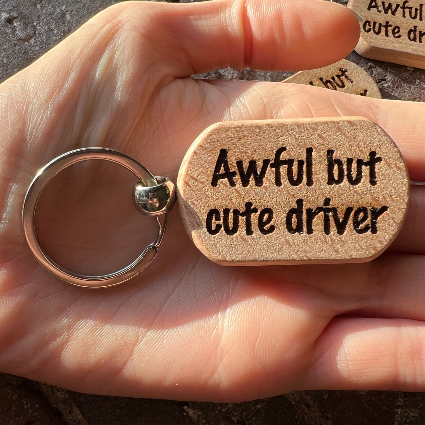 Awful But Cute Driver keychain