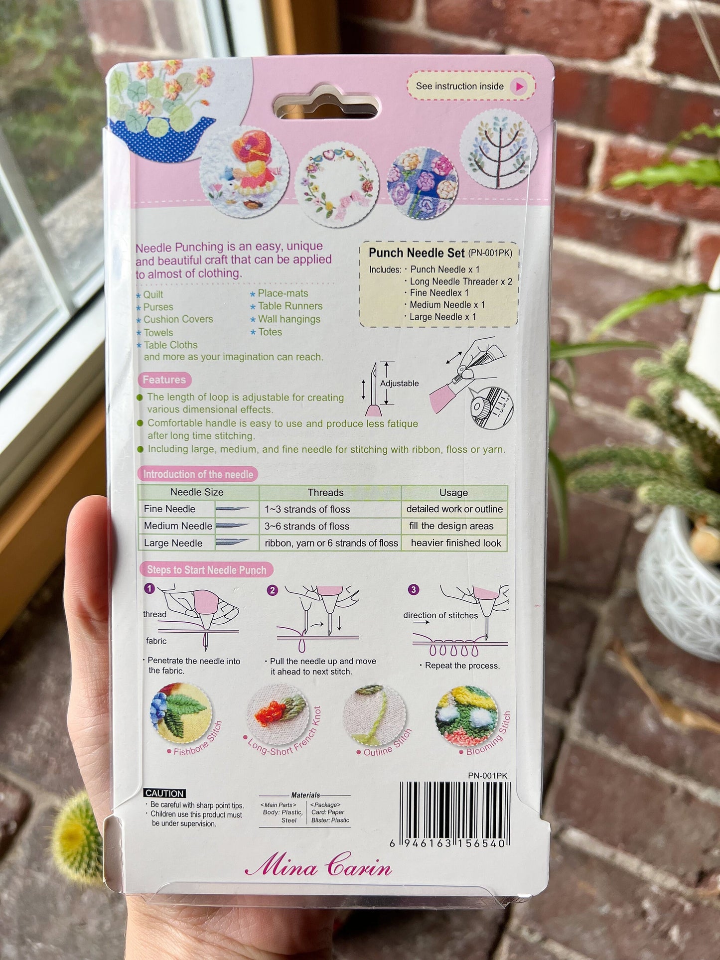 Mina Carin Punch Needle Set