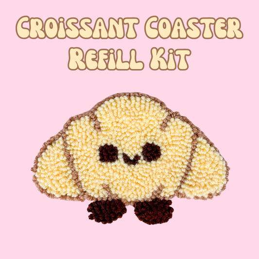 Croissant Coaster Punch Needle Refill Kit