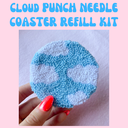 Cloud Coaster Punch Needle Refill Kit