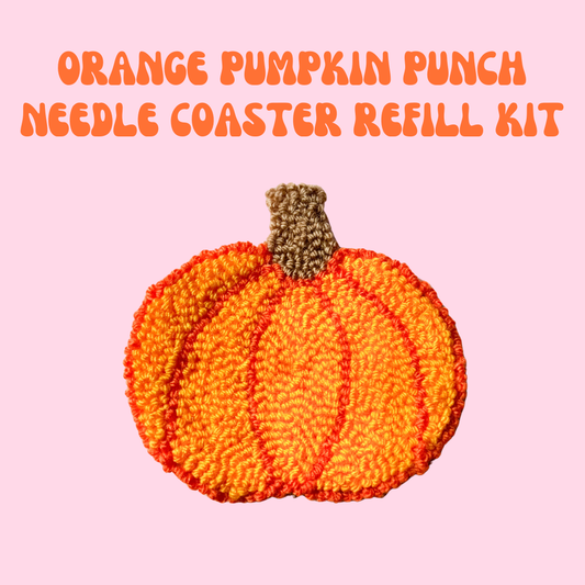 Orange Pumpkin Punch Needle Refill Kit