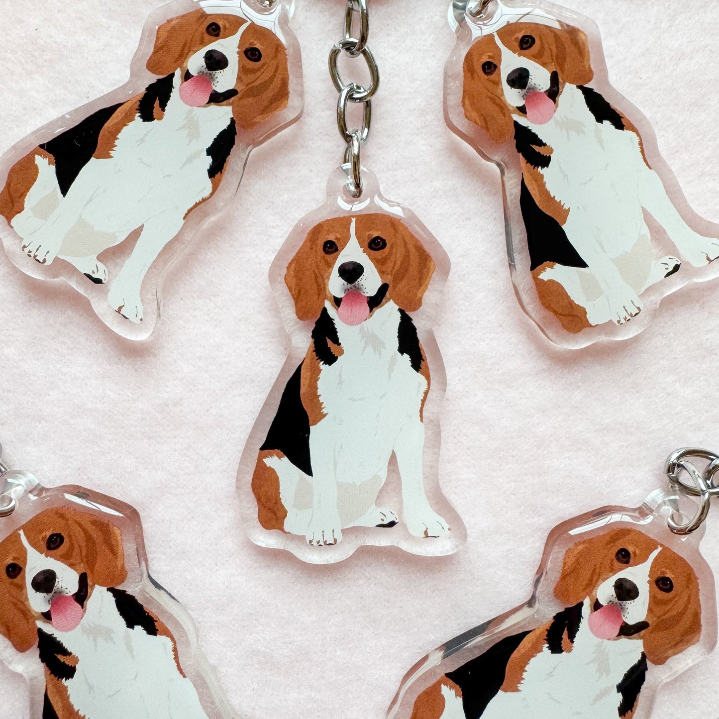 Beagle Keychain